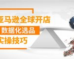 亚马逊全球开店数据化选品实操技巧：驱动新品爆款打造系统（无水印-视频）