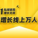 2021私域增长万人峰会：新一年私域最新玩法，6个大咖分享他们最新实战经验