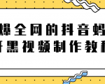 火爆全网的抖音“蚂蚁牙黑”视频制作教程，附软件【视频教程】