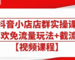 大海抖音小店店群实操课：猜你喜欢免流量玩法+截流 2.0