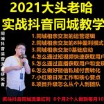 2021 大头老哈实战抖音同城相亲交友教学，抓住抖音同城流量红利，每月 10 万收入