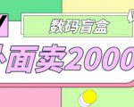 外面卖188抖音最火数码盲盒项目，自己搭建自己玩【全套源码+详细教程】