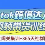 Tiktok海外精选联盟短视频带货百单训练营，带你快速成为Tiktok带货达人