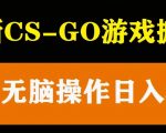 最新csgo游戏搬砖游戏，无需挂机小白无脑也能日入300+” />