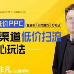 超低价ppc—“直通车、引力魔方、万相台”全渠道低价扫流核心玩法