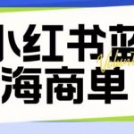 价值2980的小红书商单项目暴力起号玩法，一单收益200-300（可批量放大）