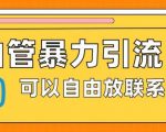 油管暴力引流，可以自由放联系方式【揭秘】