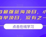 2023最强蓝海项目，小红书商单项目，没有之一【揭秘】