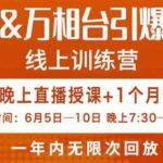 直通车&万相台引爆流量班，6天打通你开直通车·万相台的任督二脉