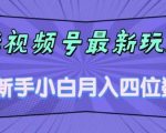 影视号最新玩法，新手小白月入四位数，零粉直接上手【揭秘】