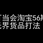 叮当会淘宝56期：无界货品打法-淘宝开店教程