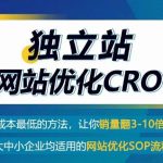 独立站网站优化CRO，成本最低的方法，让你销量翻3-10倍