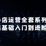 抖音小店运营全套系列课，全新升级，从小店基础入门到进阶精通，系统掌握月销百万小店的核心秘密