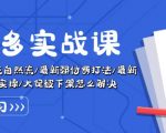 拼多多实战课：万人团玩法/截流自然流/最新强付费打法/最新原价卡大促.