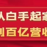 从白手起家到百亿营收，企业35年危机管理法则和幕后细节(17节)