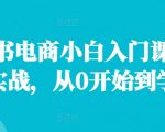 小红书电商小白入门课，店群实战，从0开始到学会