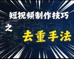 最新短视频搬运，纯手工去重，二创剪辑方法【揭秘】