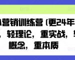 老A营销训练营(更24年12月)，轻理论，重实战，轻概念，重本质”