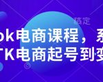 TikTok电商课程，​系统学习TK电商起号到变现