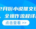 5年2月份小说推文玩法指南，全操作流程详解”